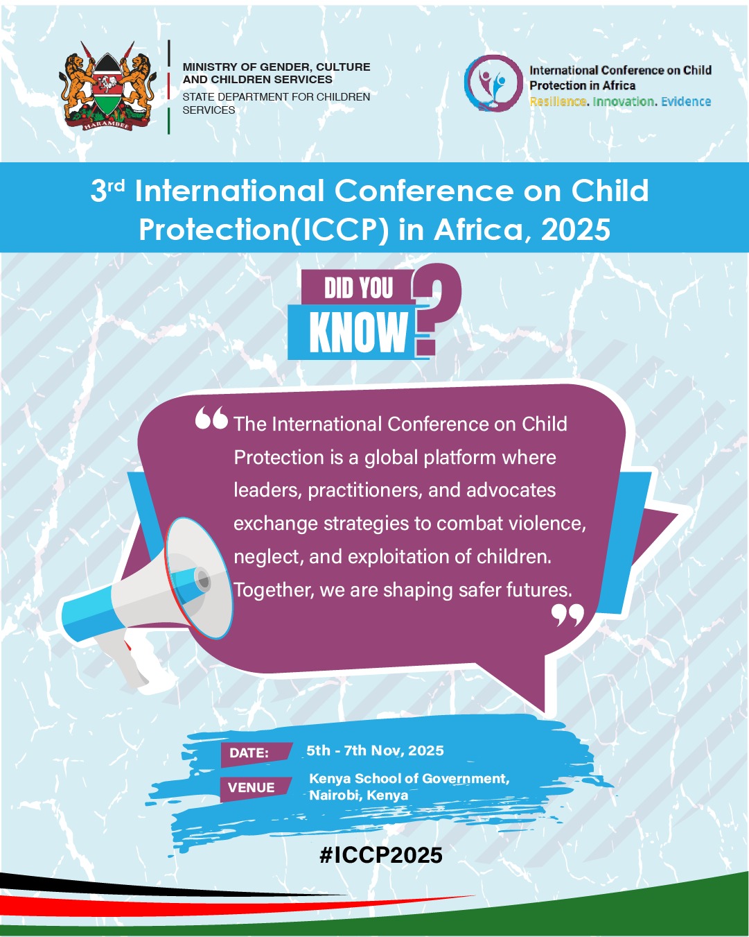 International Conference on Child Protection (ICCP) Poster