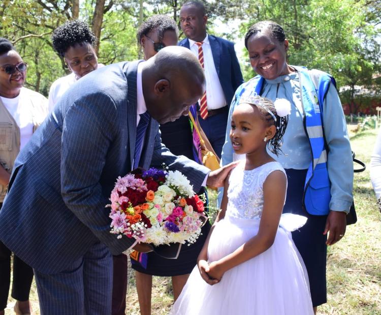 PS Motari during the celebrations