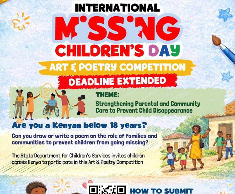 International Missing Children's Day 2026 Art and Poetry Competition